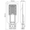 Ultralux LED utcai lámpa IP66 20W 4200K 4200K