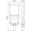 Ultralux LED utcai lámpa IP66 60W 4200K 60W 4200K