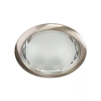   Ultralux Mennyezeti lámpa, fix, E27, 230mm, IP20, szatén nikkel, IP20, szatén nikkel