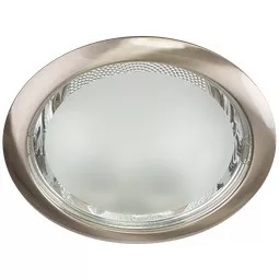 Ultralux Mennyezeti lámpa, fix, E27, 230mm, IP20, szatén nikkel, IP20, szatén nikkel