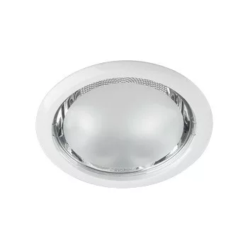 Ultralux Mennyezeti lámpa, fix, E27, 230mm, IP20, fehér