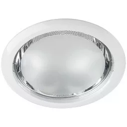 Ultralux Mennyezeti lámpa, fix, E27, 230mm, IP20, fehér