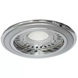 Ultralux Mennyezeti lámpa, fix, IP20, MR16, gyöngyház króm-nikkel, gyöngyház króm-nikkel