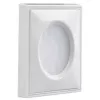   Ultralux LED-es szekrényvilágítás beépítésre/felületre, négyzet alakú 1,5W, 4000K, 12V DC, fehér