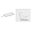 Ultralux LED bútorvilágító panel, 6W, 12V DC