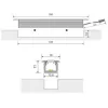 Ultralux Merev LED sáv beépíthető, 2,5W, 4000K, 12V DC