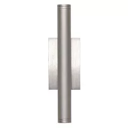 Ultralux LED-es fali lámpatest, 2x3W, szatén nikkel