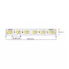   Ultralux Professzionális LED szalag CCT 2700-6500K 5m IP20 24V DC 120 120led/m 18W/m SMD2835