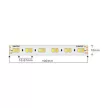 Ultralux Professzionális LED szalag CCT 2700-6500K 5m IP20 24V DC 120 120led/m 18W/m SMD2835