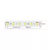   Ultralux Professzionális LED szalag meleg fehér 5m 24V DC 120 14,4W/m 60/m SMD5050