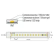 Ultralux Professzionális LED szalag hűvös fehér 10m IP67 48V DC 112LED/m 7W/m SMD3528 820lm/m
