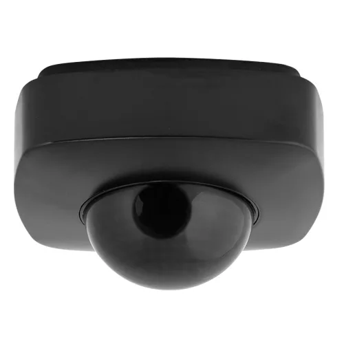 Ultralux Mozgásérzékelő, jelenlétérzékelővel, fekete lencse, 360°, 10m, IP20, fekete