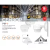   Ultralux mozgásérzékelő (falra/mennyezetre), 360°, 12m, IP65, fehér