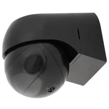   Ultralux mozgásérzékelő fekete lencsével, 180°, 12m, IP44, fekete