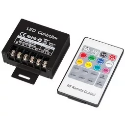 Ultralux RF-vezérlő RGB LED világításhoz 20A, 12-24V DC, 240W