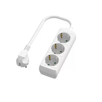   Ultralux hoszabbítókábel, 3-os aljzattal, 3m kábel, kapcsolóval, max: 3680W,