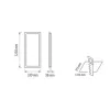   Ultralux Keret LED panel beépítéséhez 1200x300 mm-es keret