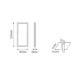 Ultralux Keret LED panel beépítéséhez 1200x300 mm-es keret