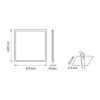   Ultralux Keret LED panel beépítéséhez 600x600 mm-es keret