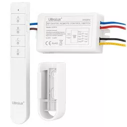 Ultralux 4 csatornás RF távirányító kapcsoló 220V