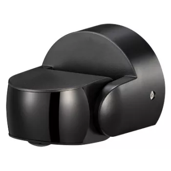   Ultralux  Mozgásérzékelő fekete lencsével, 2XPIR, 180°/360°, 9m, IP65, Fekete