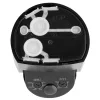   Ultralux  Mozgásérzékelő fekete lencsével, 2XPIR, 180°/360°, 9m, IP65, Fekete