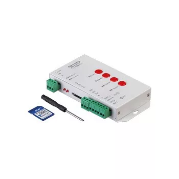   Ultralux Vezérlő digitális LED világításhoz SD-kártya, 1 port, 5-24V DC