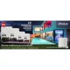 Ultralux LED reflektor, 10W, 4200K, 220V, IP65, fehér