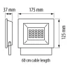 Ultralux LED SLIM reflektor 6000K IP65 220V 30W 220V 30W