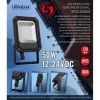   Ultralux Professzionális LED reflektor IP65 12-24V DC 120 50W 5000K