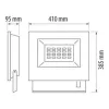   Ultralux LED professzionális reflektor 220V 200W 5000K 5000K IP65