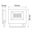 Ultralux LED professzionális reflektor 220V 200W 5000K 5000K IP65
