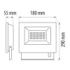   Ultralux LED professzionális reflektor 220V 50W 50W 5000K IP65