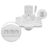   Ultralux Napelemes LED PIR reflektor IP54 120 11W 5000K SMD2835 11W 5000K SMD2835