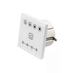 Ultralux Intelligens 2.4G RF TOUCH fali panel LED világításhoz, 4 zóna