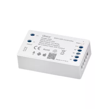   Ultralux 2.4G RF WIFI dimmer egyszínű LED szalagokhoz, 16A 12-24V DC 192W