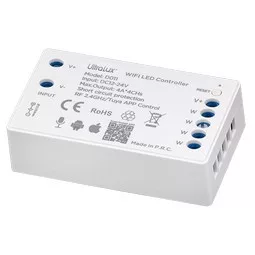 Ultralux 2.4G RF WIFI dimmer egyszínű LED szalagokhoz, 16A 12-24V DC 192W